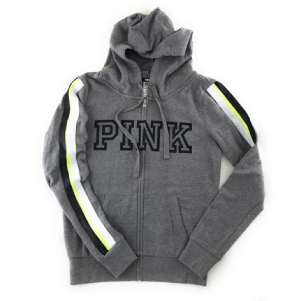 Pink perfect zip up hoodie